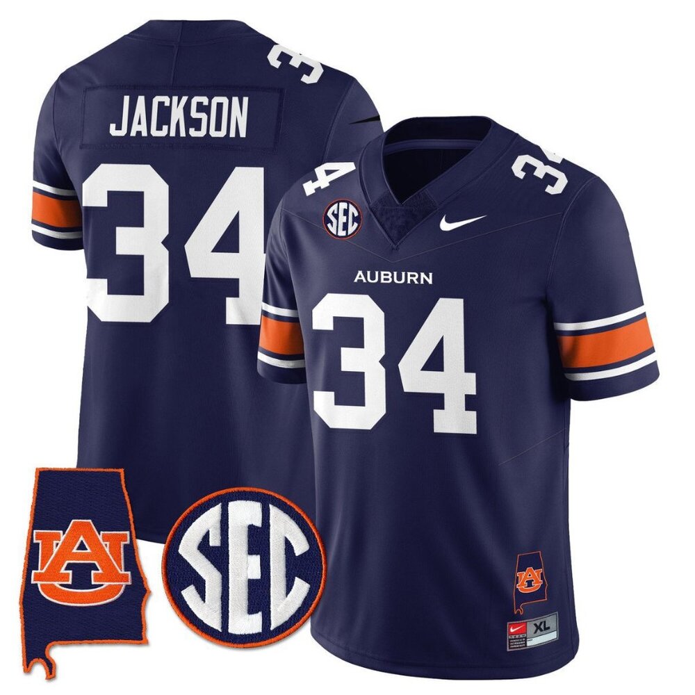 Mens Youths Select Bo Jackson Vapor Stitched Navy Jersey